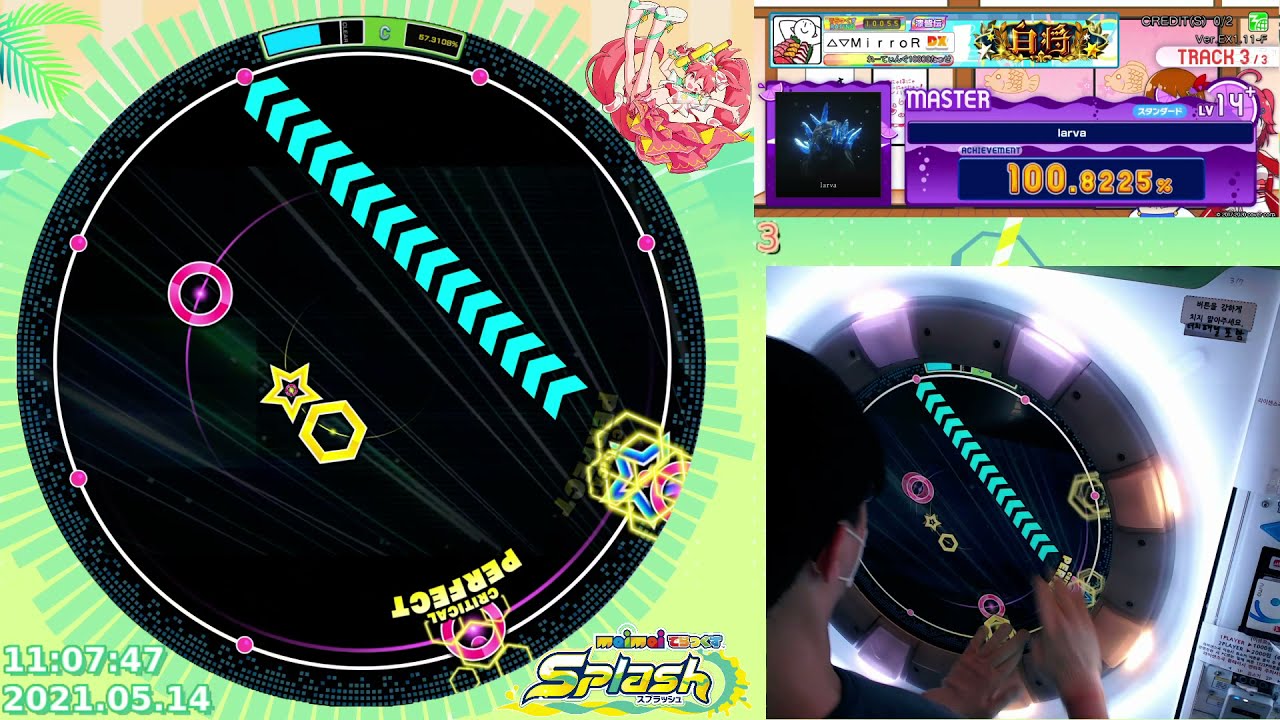 [maimai 上下ミラー] larva Master SSS+!!!!!