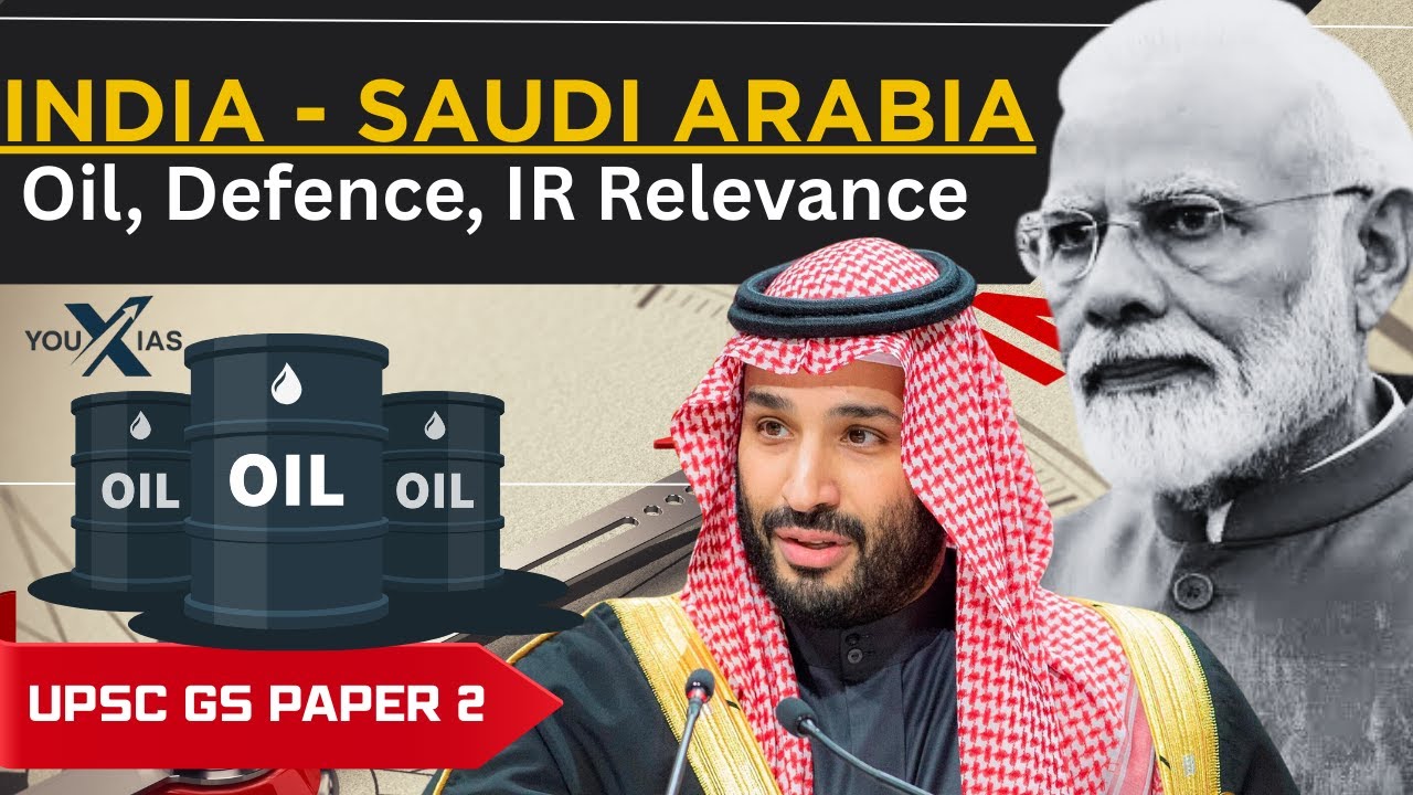 India&ndash;Saudi Arabia Relations | Strategic Ties, Oil Diplomacy & IR | UPSC GS2 Current Affairs