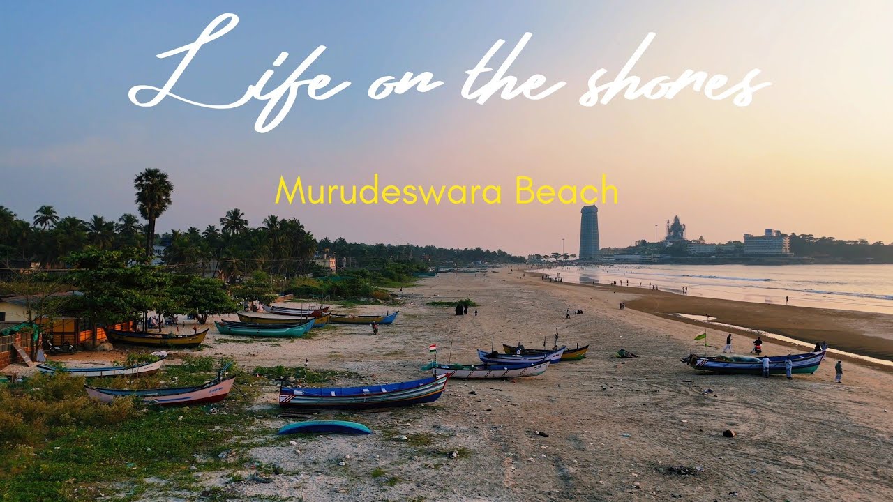 Life on the Shores of Murudeshwara Beach | Coastal Vibes of Karnataka #fishing #murudeshwara #beach