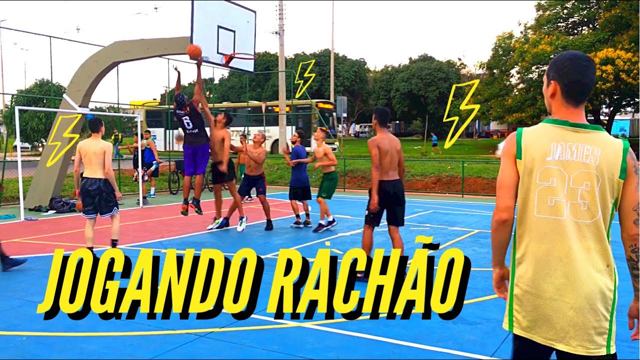 JOGANDO RACHÃO NA QUEBRADA ! (Basquete 5X5)
