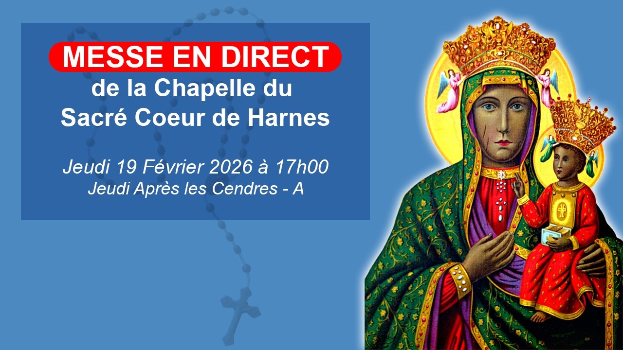 Messe du Jeudi 19/02/2026 - Chapelle Mariale du Sacré-Cœur de Harnes