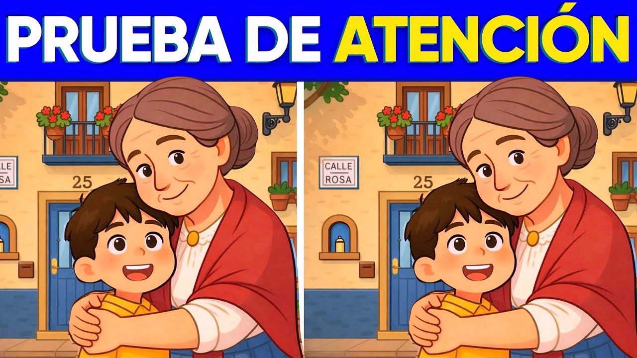 ¿Puedes ver las 3 DIFERENCIAS? 👦🏻❤️👵🏻 10 DESAFÍOS Visuales para MENTES RÁPIDAS 🧠