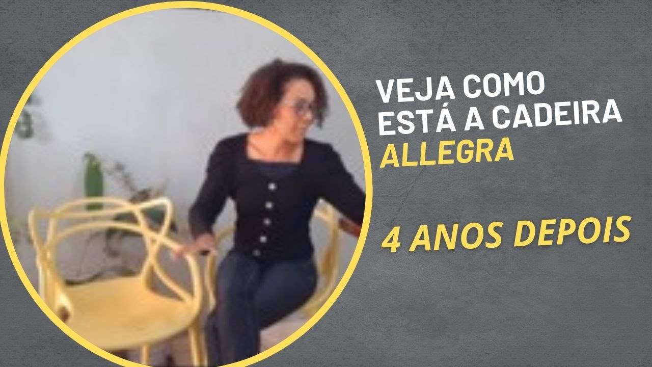 Resenha da Cadeira Allegra 4 anos de uso