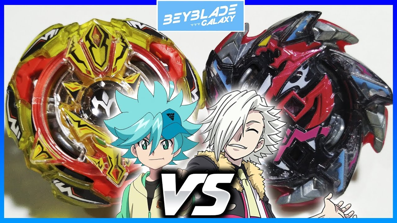 SCREW TRIDENT .8B.Wd vs HELL SALAMANDER .12.Op - Beyblade Burst ベイブレードバースト