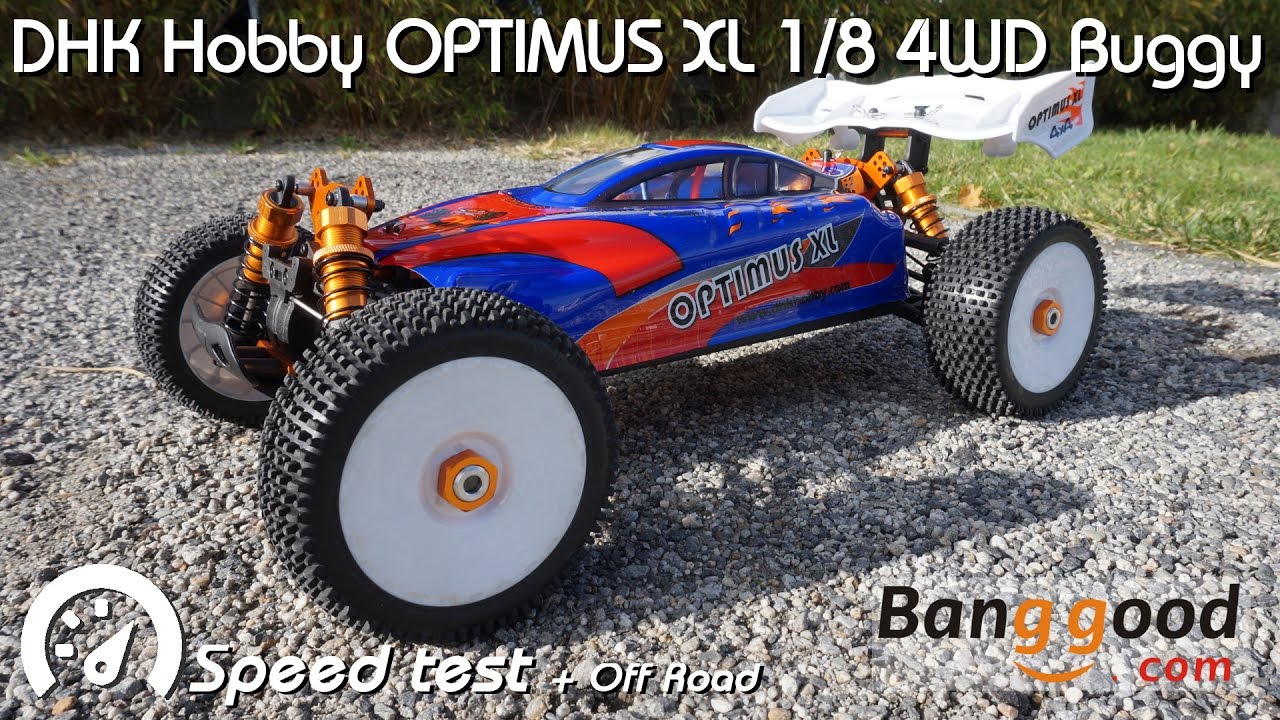 &bull; DHK Hobby - Optimus XL 1/8 Buggy - Speed test &bull;