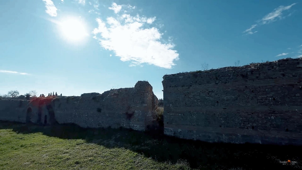 Ancient Nicopolis, Preveza Greece · FPV Flight Over Roman Walls · Flying With Avata * By Rico