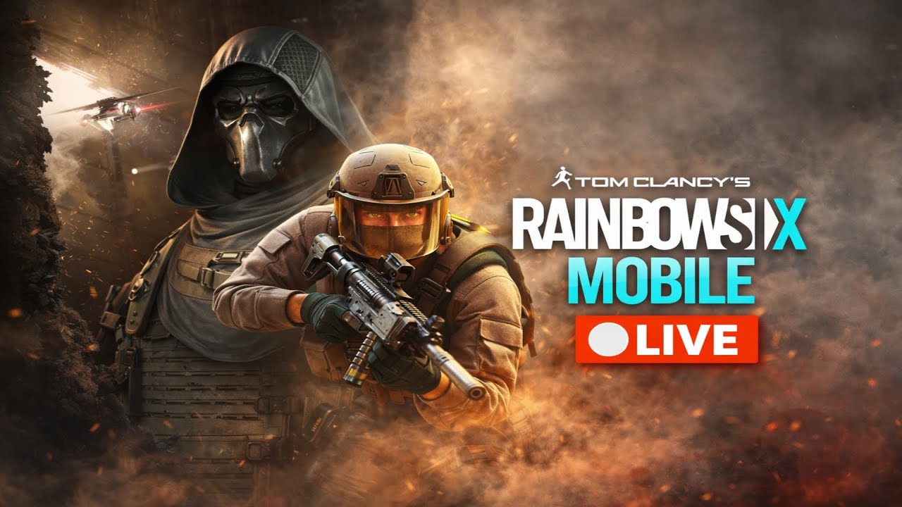 Tom Clancy's Rainbow Six Mobile LIVE 🔴 First Gameplay | Tactical FPS | India | Singh Plays Live