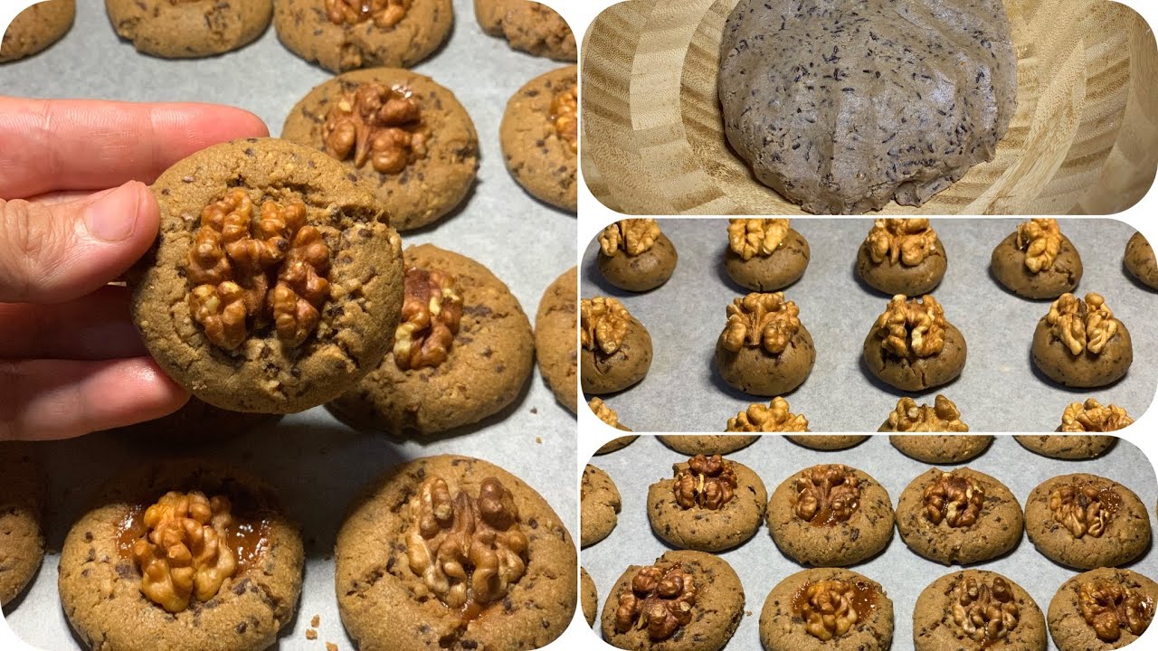 الغريبة المعلكة بالكركاع والكراميل من ألذ الحلويات لي ممكن تصايبي فالعيد