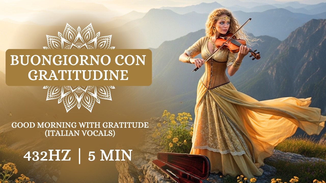 Mantra di Buongiorno “Nella quiete del mattino” in 5 MINUTI | Gratitudine al Mattino 432Hz