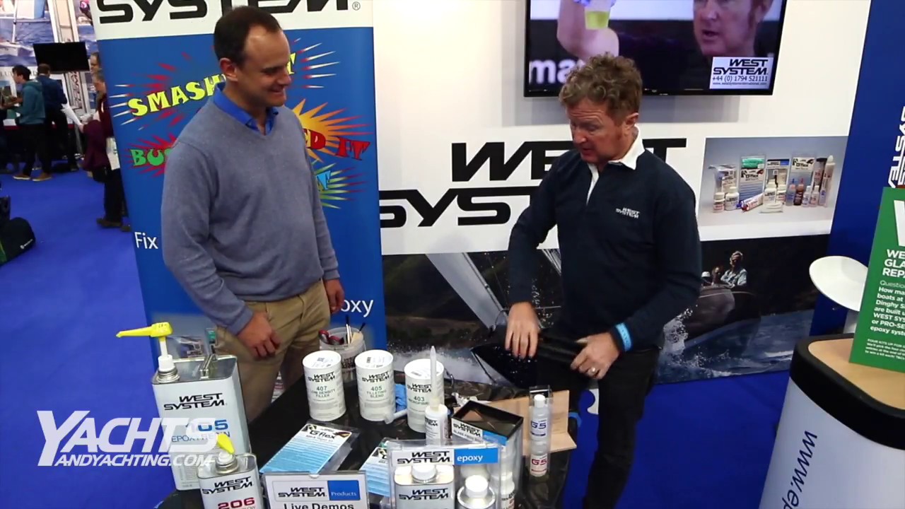 West System International&rsquo;s David Johnson at the RYA Dinghy Show 2018