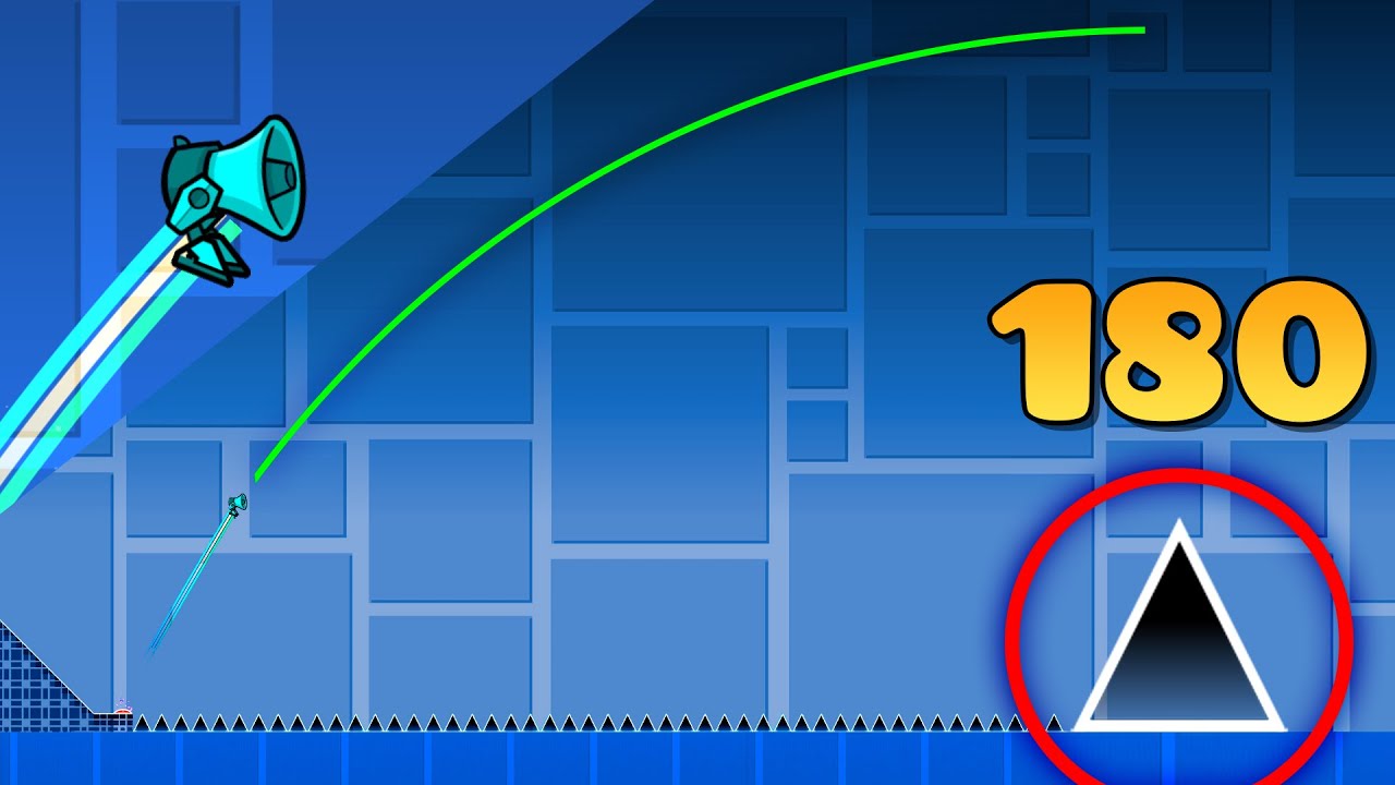 EL SALTO MÁS LARGO DE GEOMETRY DASH