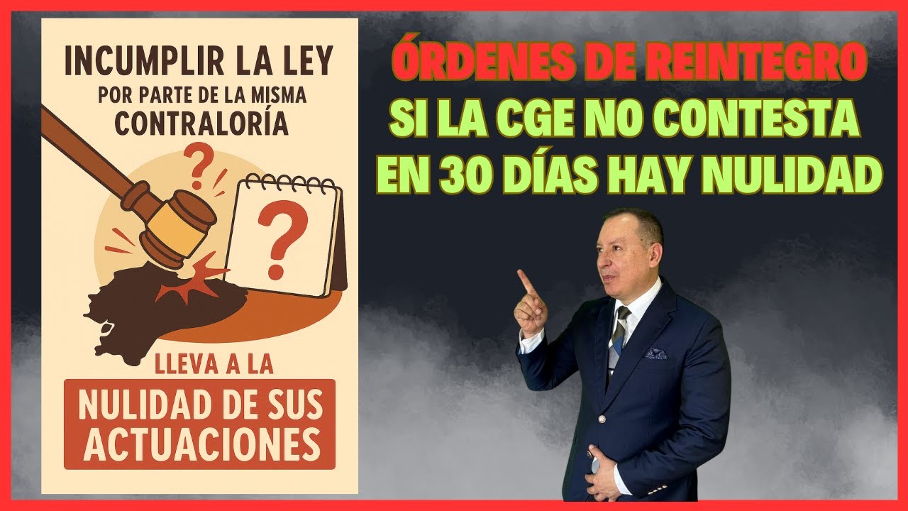 La reconsideración de reintegro debe resolverse en el plazo de 30 días