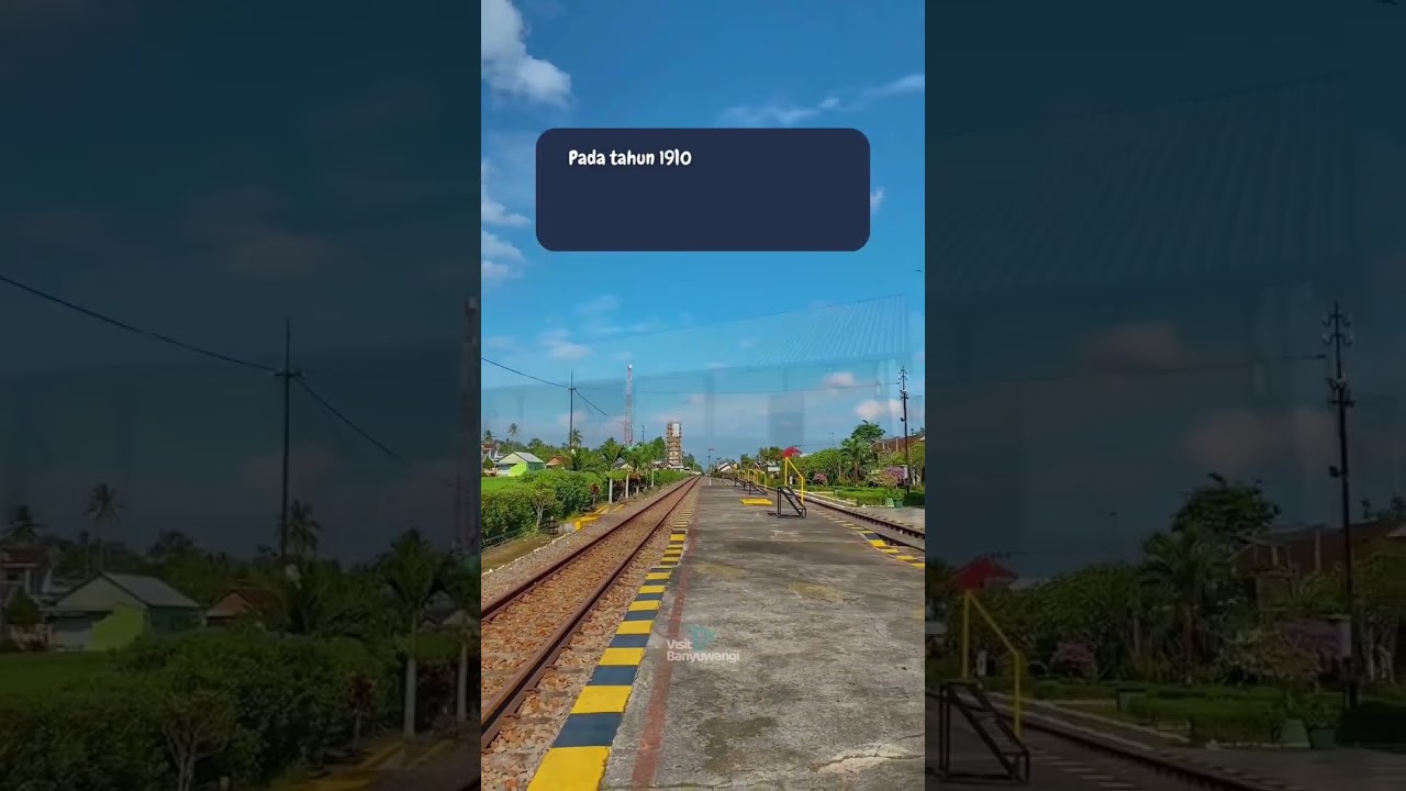 Stasiun Dengan nama Keren STASIUN GLENMORE #visitbanyuwangi #banyuwangi