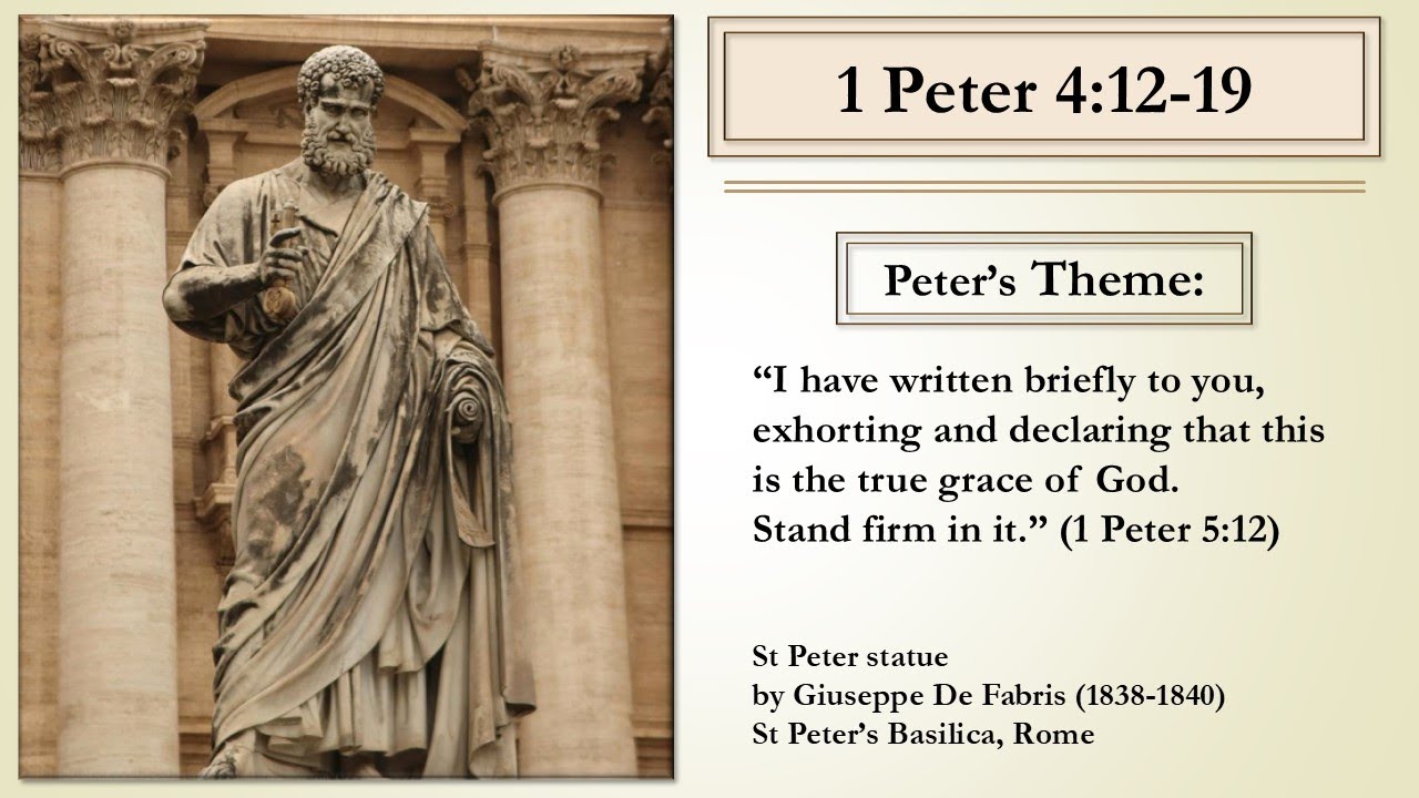 1 Peter 4:12-19: Stewards of God’s Grace
