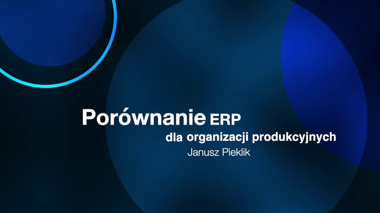 TOP10 ERP dla produkcji