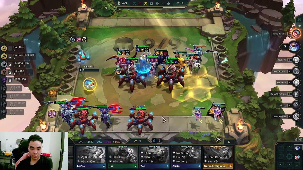 Killer TFT | tftactics | urgot 3 star missfortun 3 star super top 1