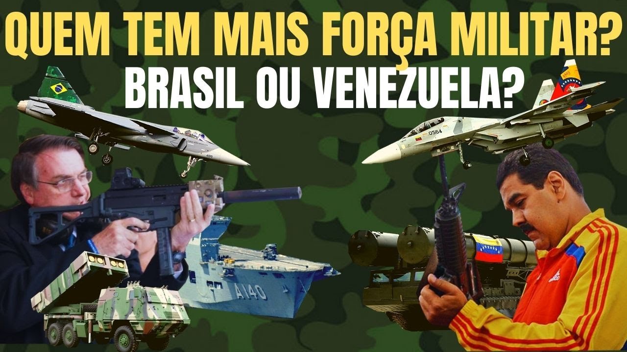 Comparação militar Brasil vs Venezuela. Exército, Marinha, Força Aérea e Forças Auxiliares