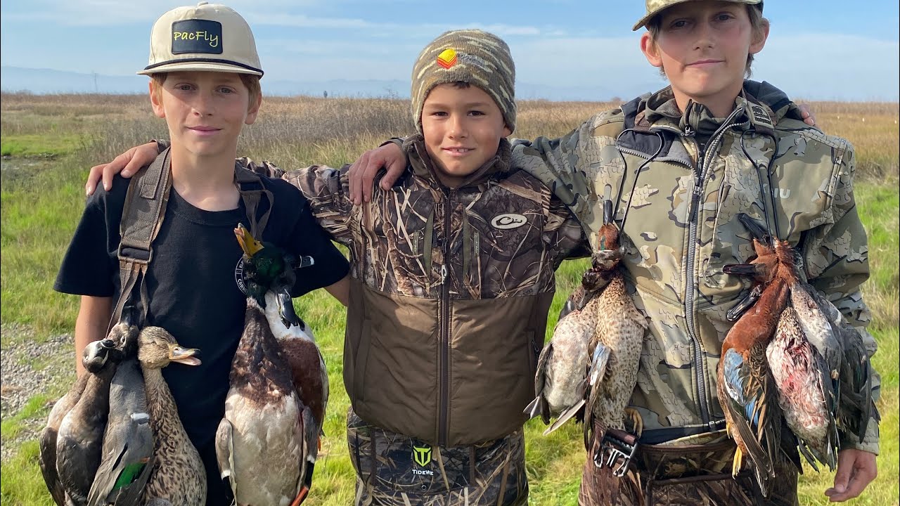 Jr waterfowl hunt Los banos, CA
