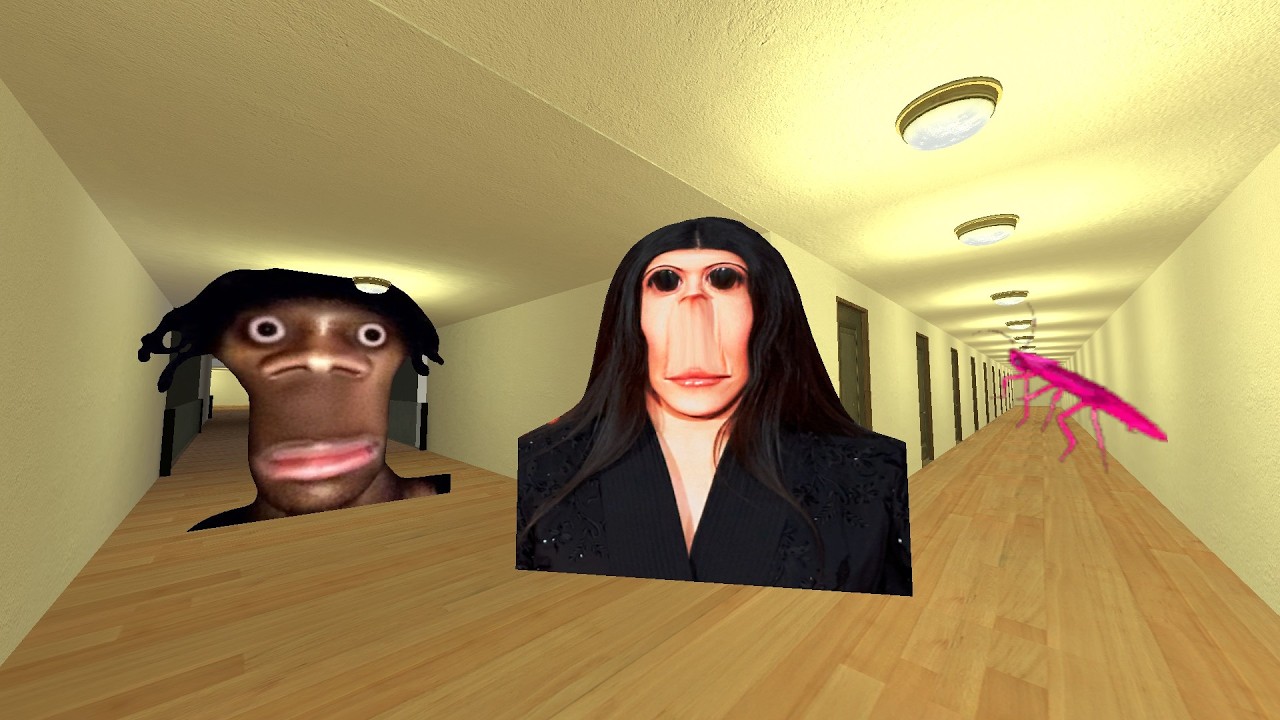 fire in the hotel and ungalia and tapakah in gmod #nextbot#bizcochitogmod