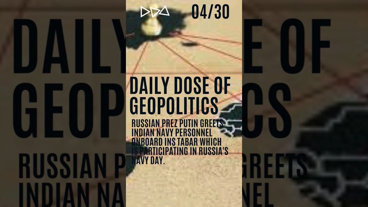 Putin salutes Indian Navy contingent in russia #geopolitics #putin #news #ir