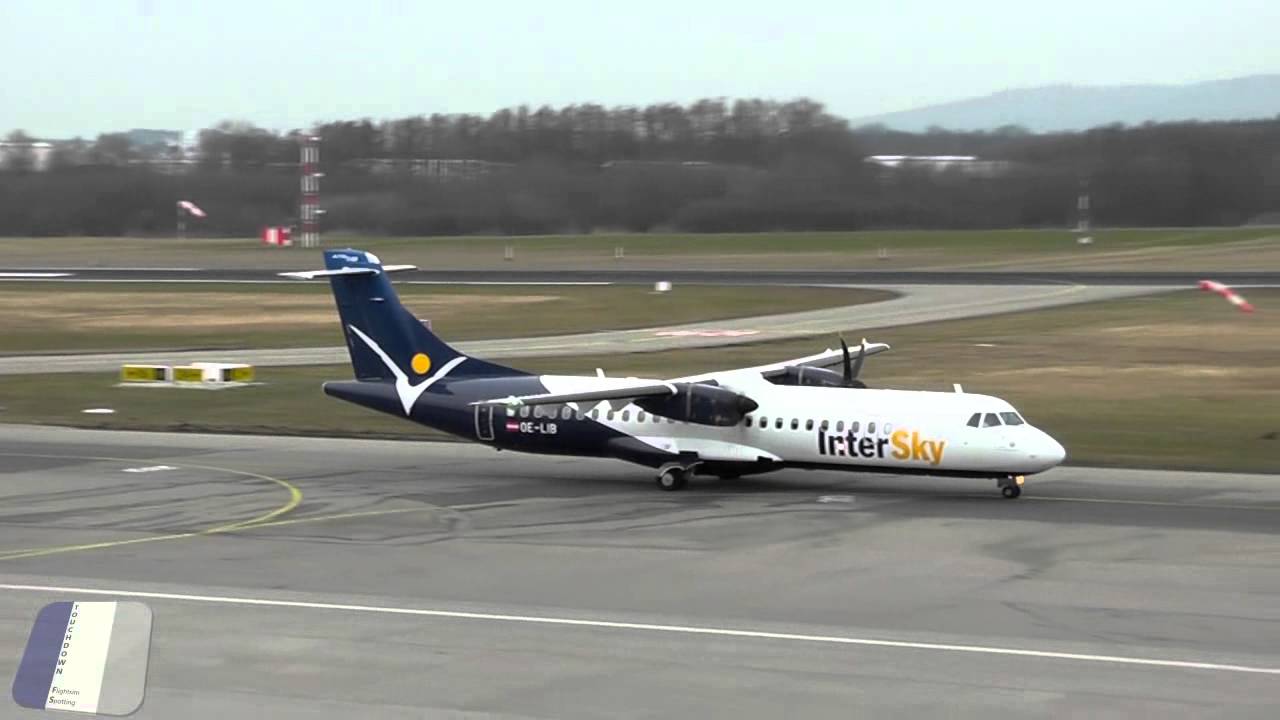 New Intersky (ATR) vs Old Intersky (Dash8) landing at FDH [HD]