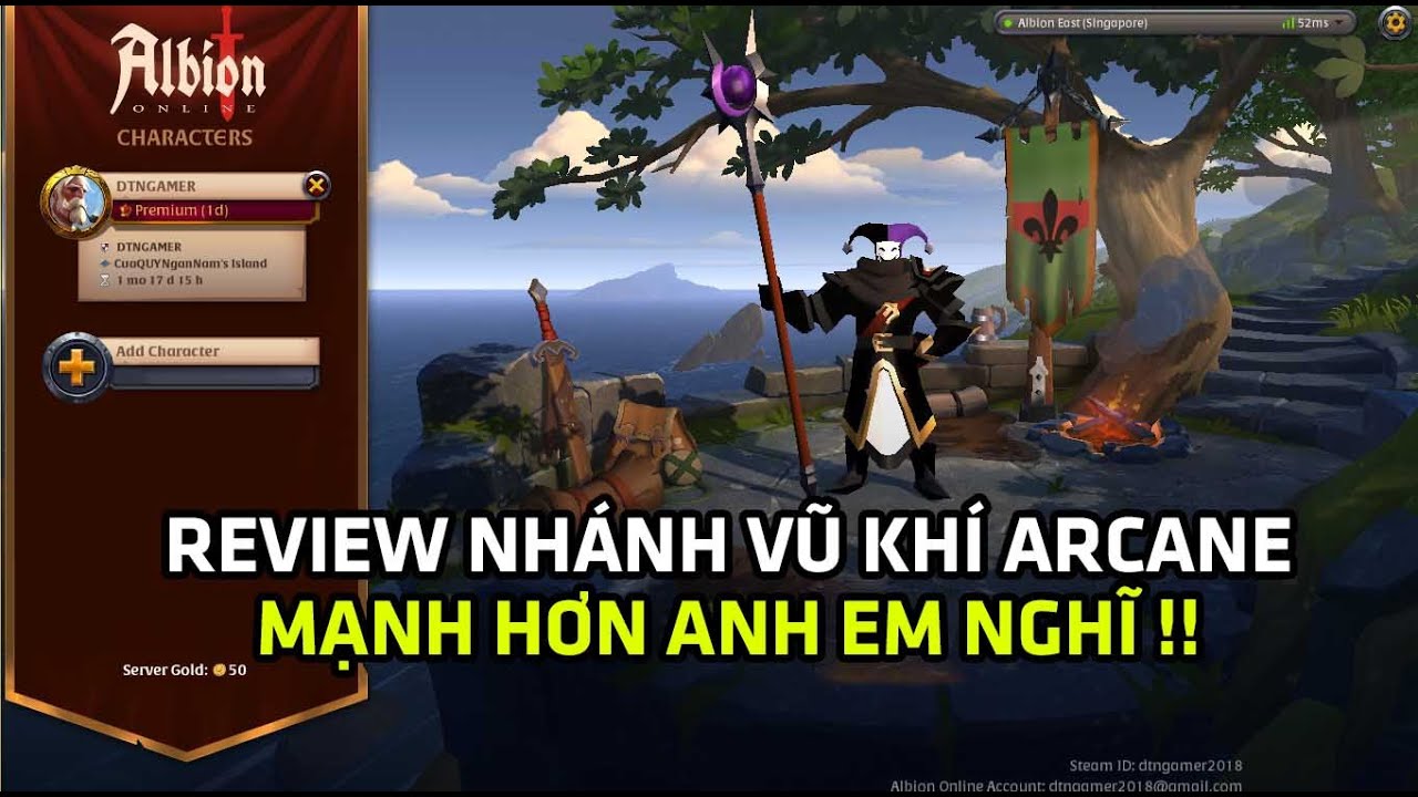 Review Nhánh Vũ Khí ARCANE Bá Đạo Hơn Bạn Nghĩ | Albion Online