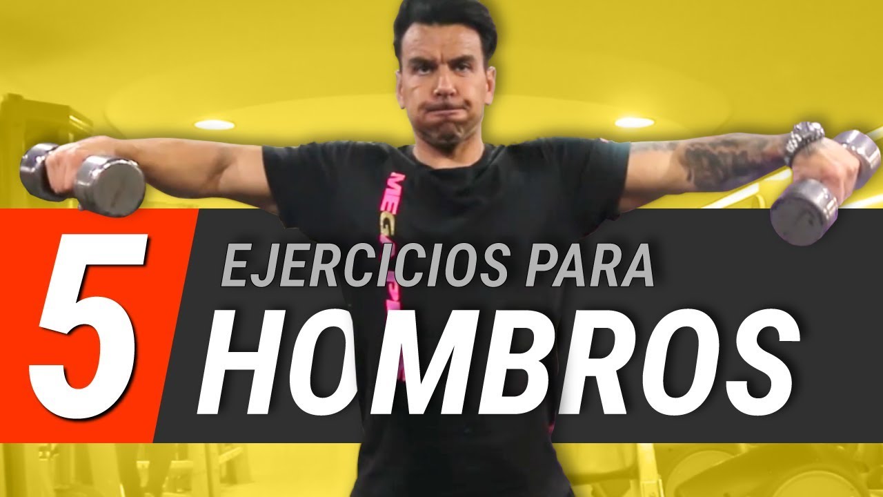 Rutina TOP 5 Ejercicios para Hombros  [ Mujeres y Hombres ]