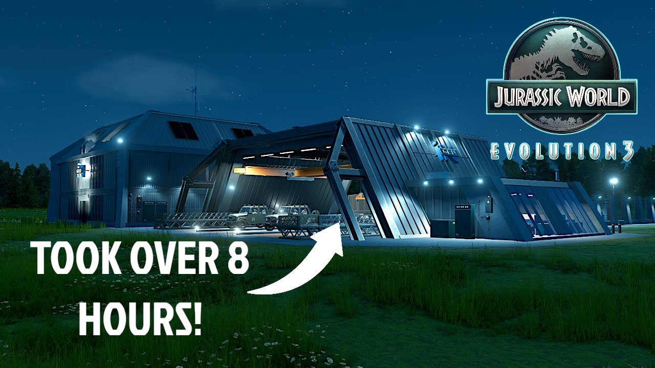 Jurassic World Evolution 3 Timelapse | Building an InGen Response facility!