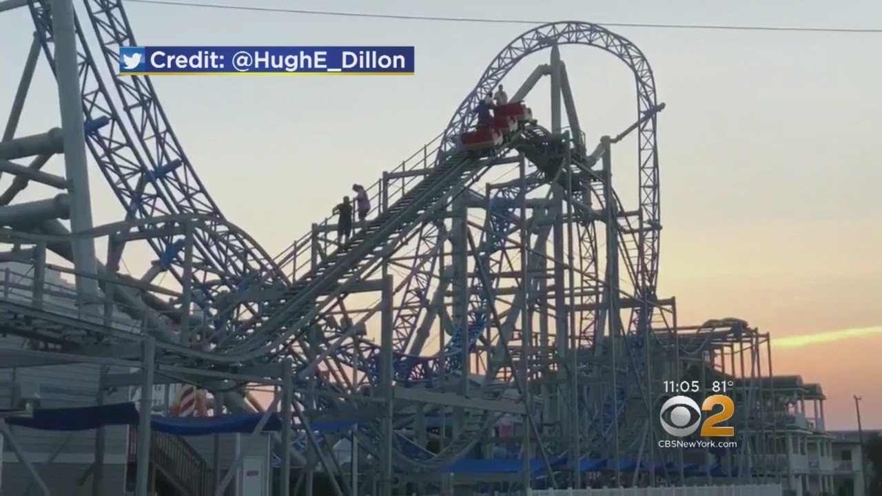 Power Outage Snarls Roller Coaster In Ocean City, NJ