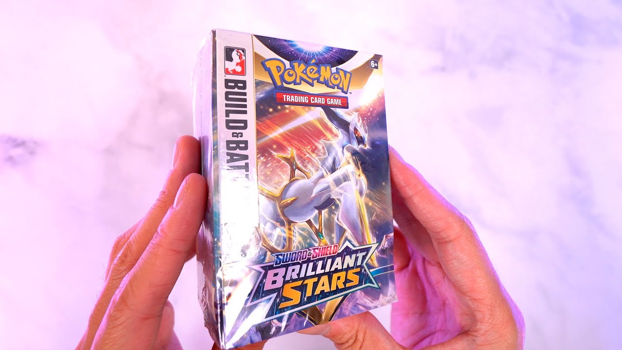 Opening a Brilliant Stars Build & Battle Box [4K] (Charizard Pull!)