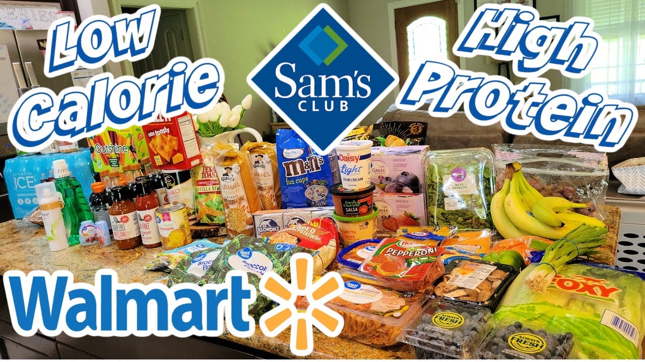 Low Calorie High Protein Grocery Haul | Walmart: Sam's Club: Salvage Store | Nicole Burgess