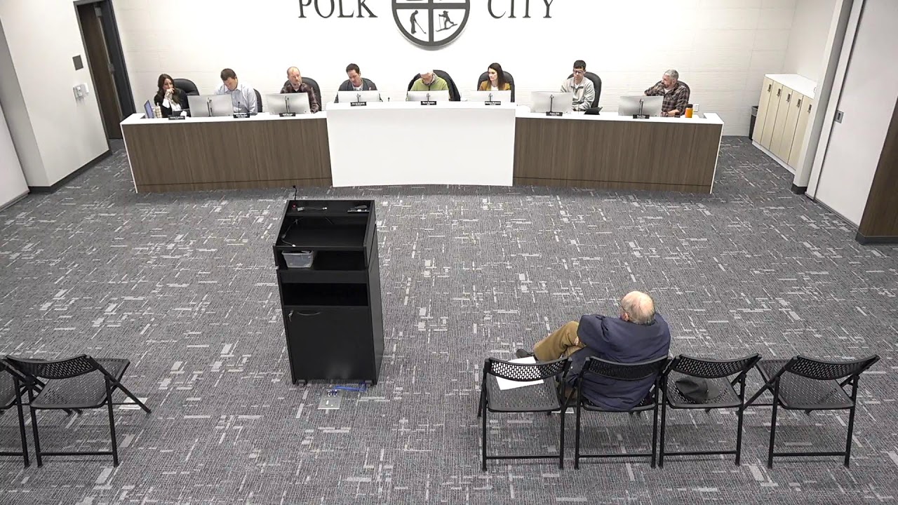 City Council Meeting: Polk City IA January 12, 2026