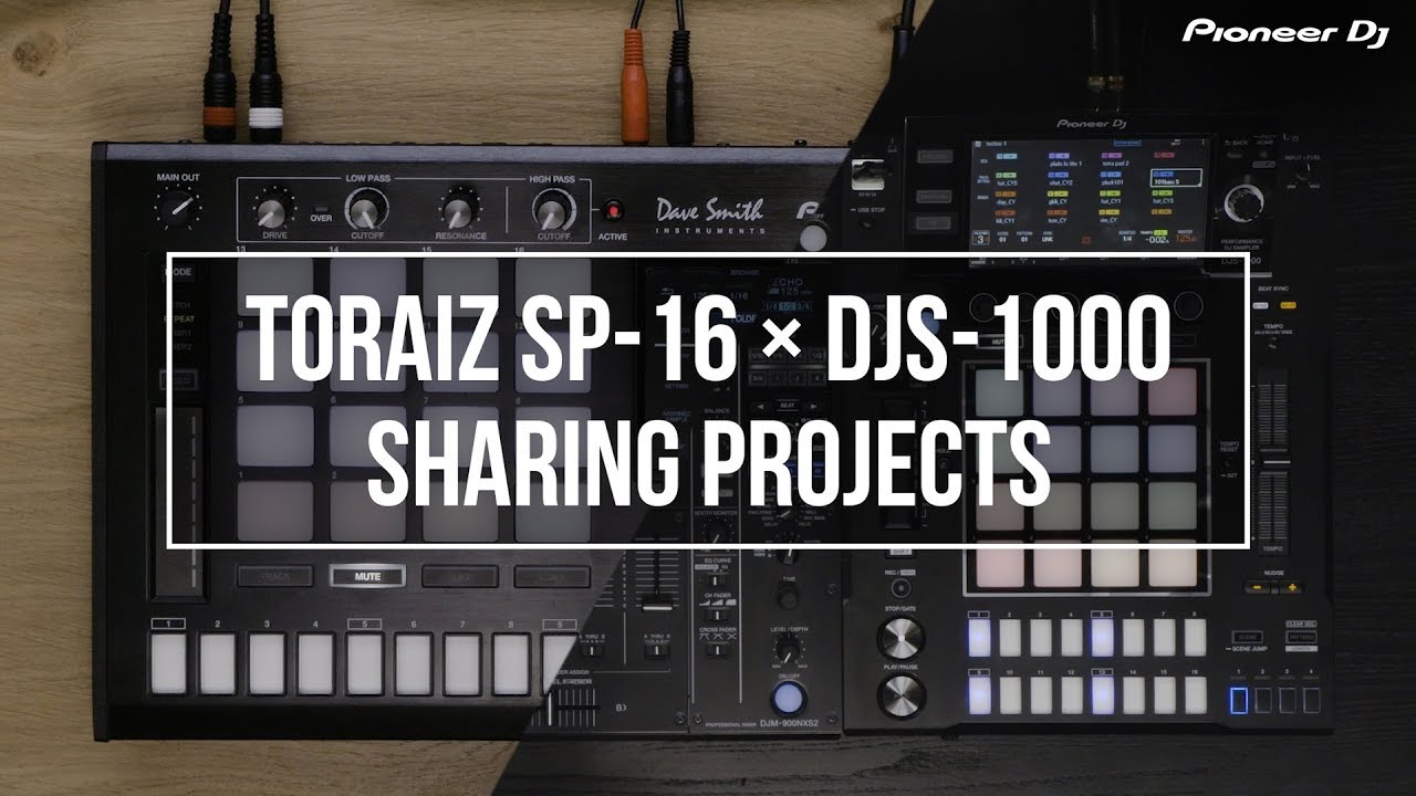 TORAIZ SP-16 and DJS-1000 Sharing Projects