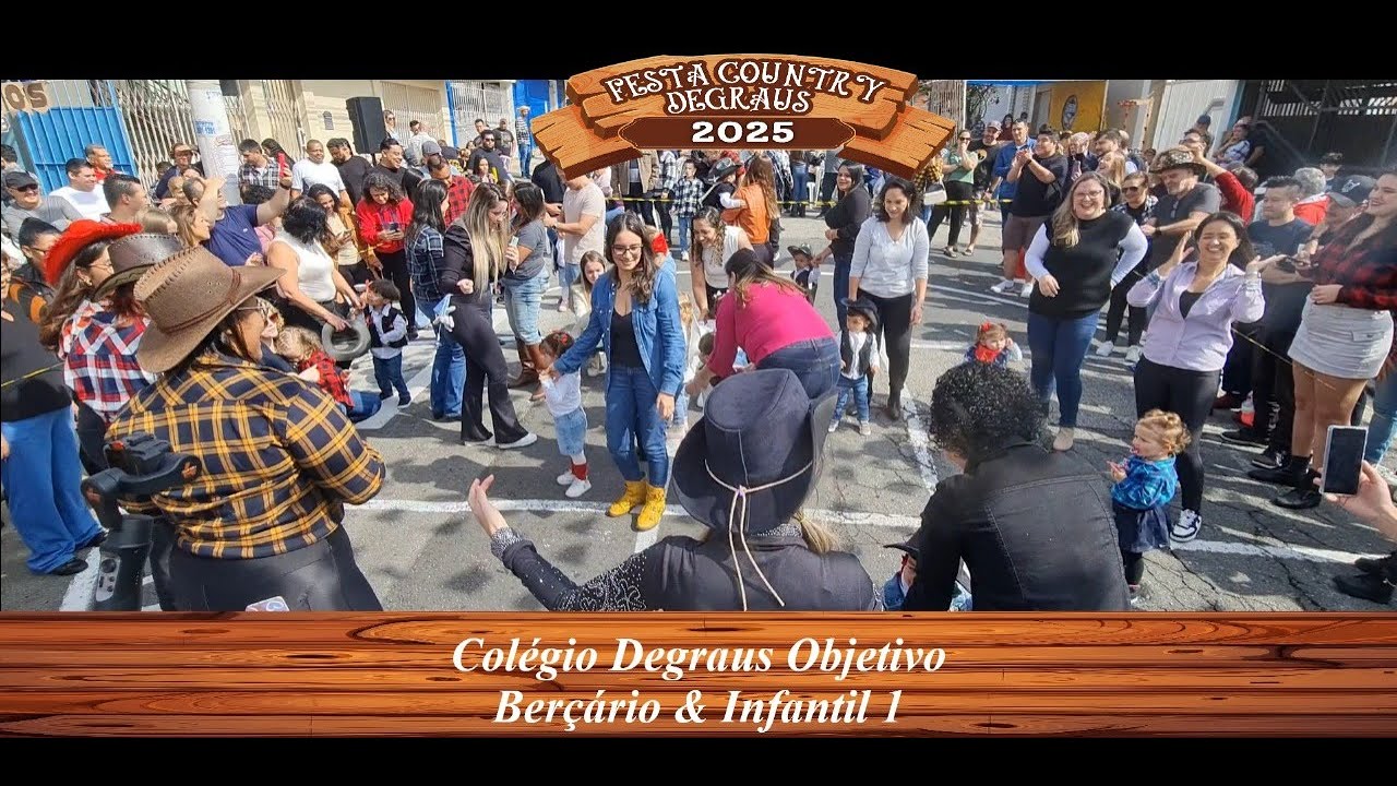Festa Junina 2025 Ber&ccedil;&aacute;rio & Infantil 1 Col&eacute;gio Degraus Objetivo