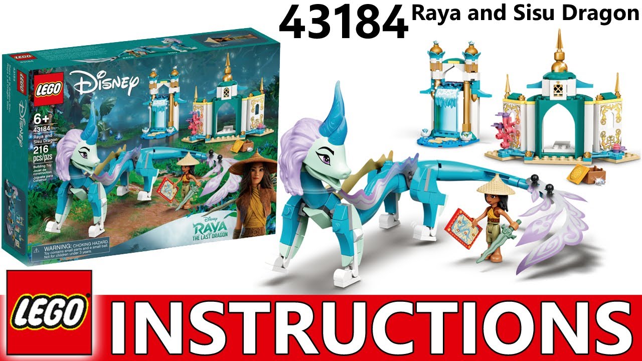 How to Build LEGO 43184 | Raya and Sisu Dragon | LEGO Disney Raya and Sisu Dragon Instructions