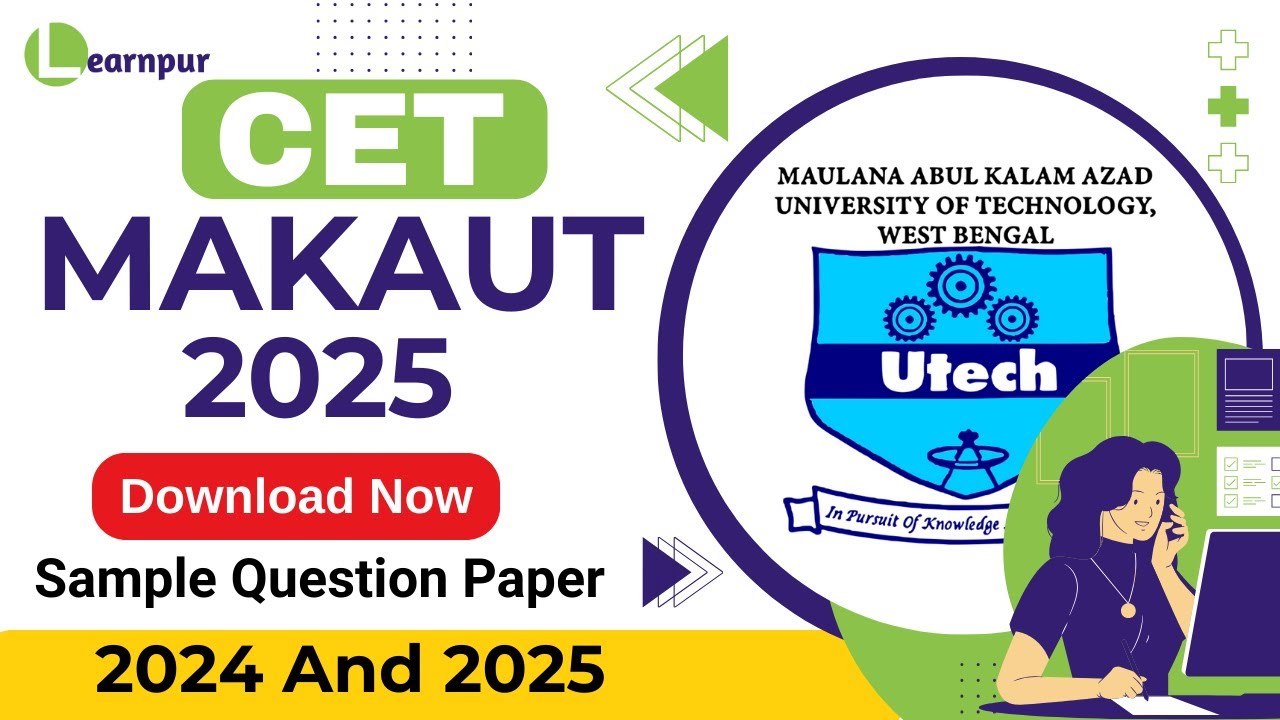 📘 MAKAUT CET 2025 Sample Question Paper 2025, 2024&ndash; Download Now!
