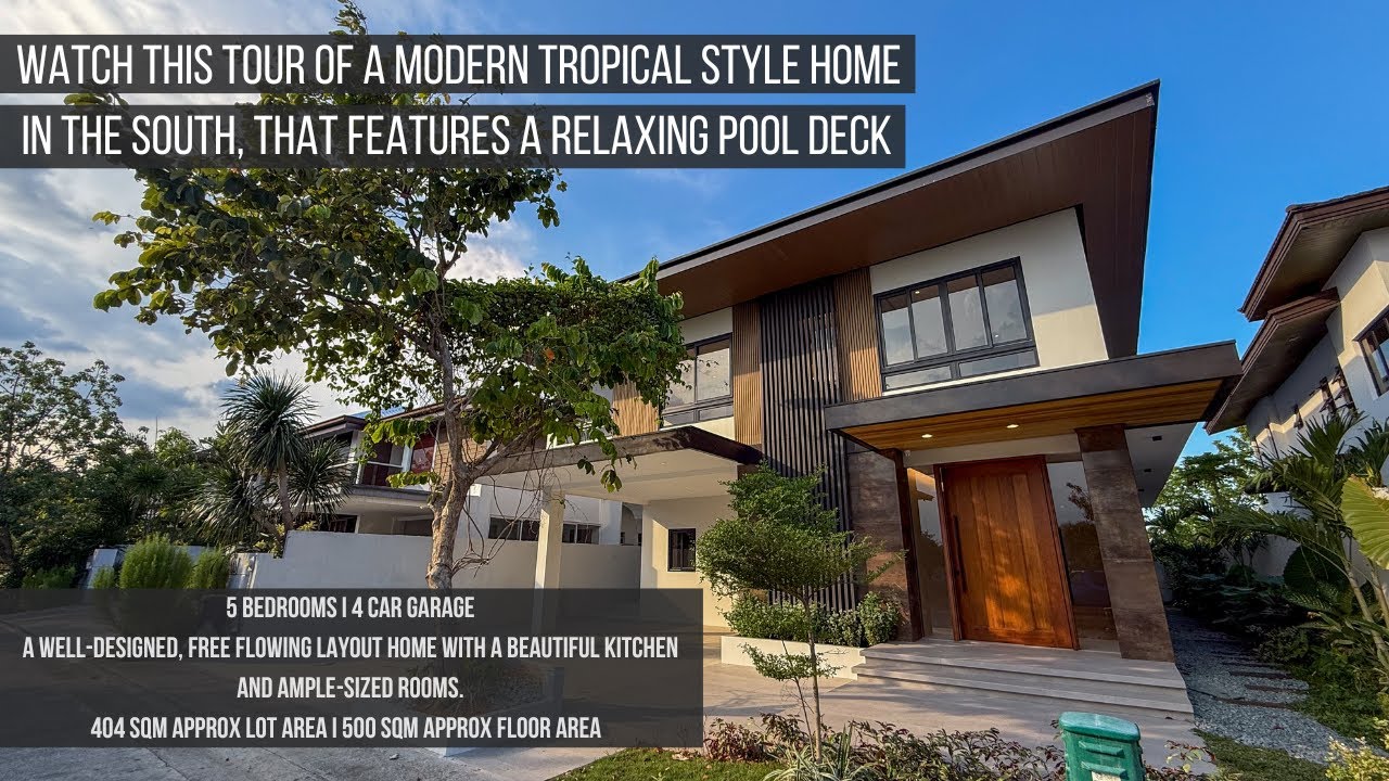 Brand New Modern Tropical Design Home for Sale near Ayala Alabang in Ayala Southvale Village