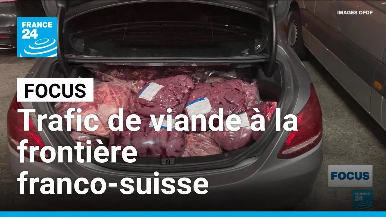 Trafic à la frontière franco-suisse : la lucrative contrebande de viande • FRANCE 24