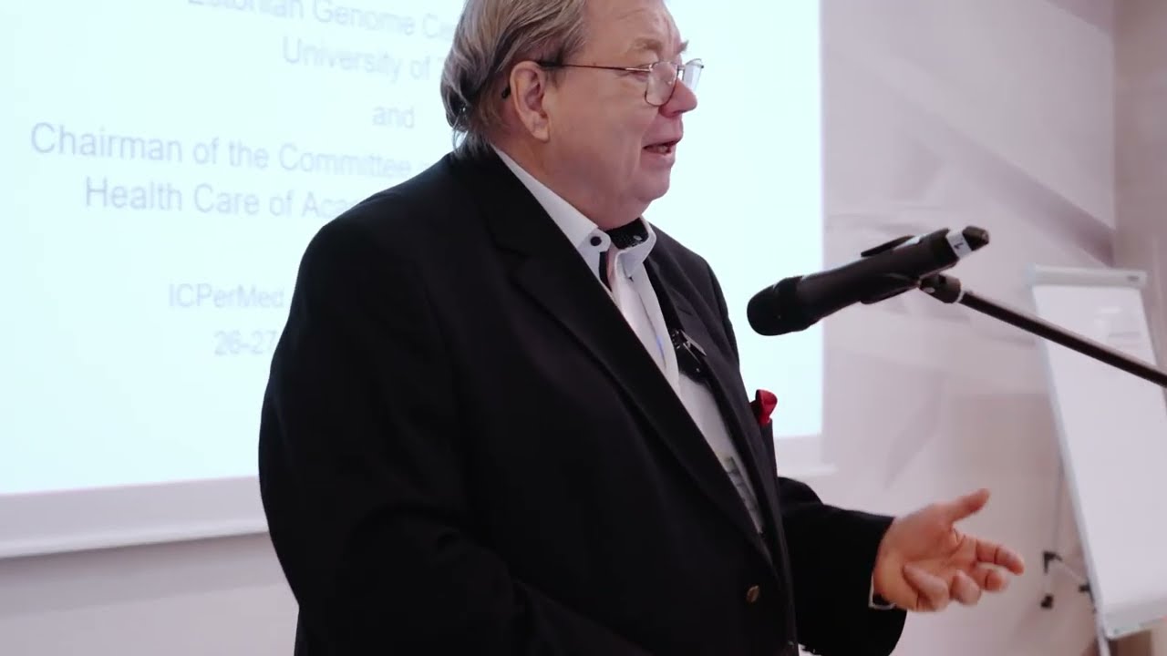 Interview with Andres Metspalu, EP PerMed Conference November 2025, Prague