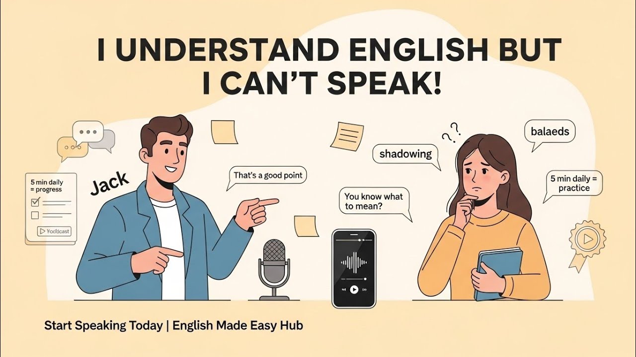 I Understand English But I Can’t Speak | 8 Practical Steps to Start Speaking Confidently