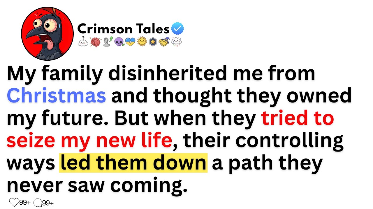 My family disinherited me from Christmas and thought they owned my future. But when they tried...