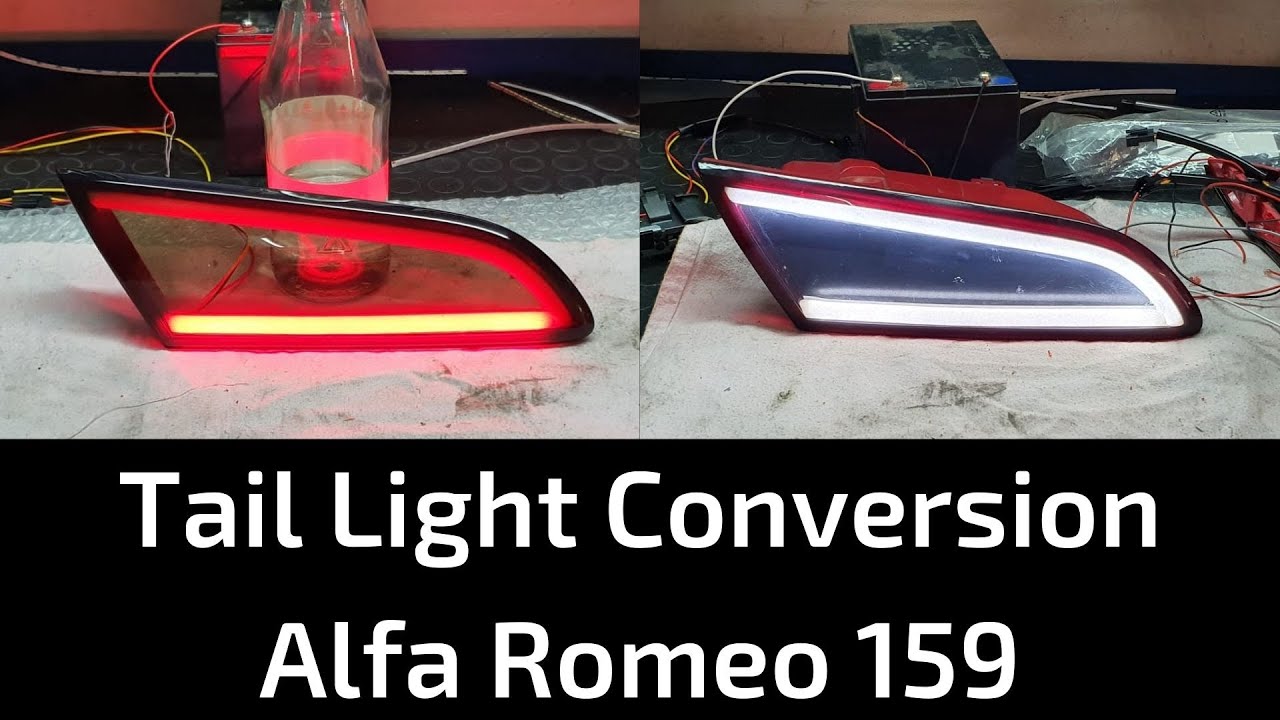 Tail Light Conversion Alfa Romeo 159 || Tuning Custom Rear Lights