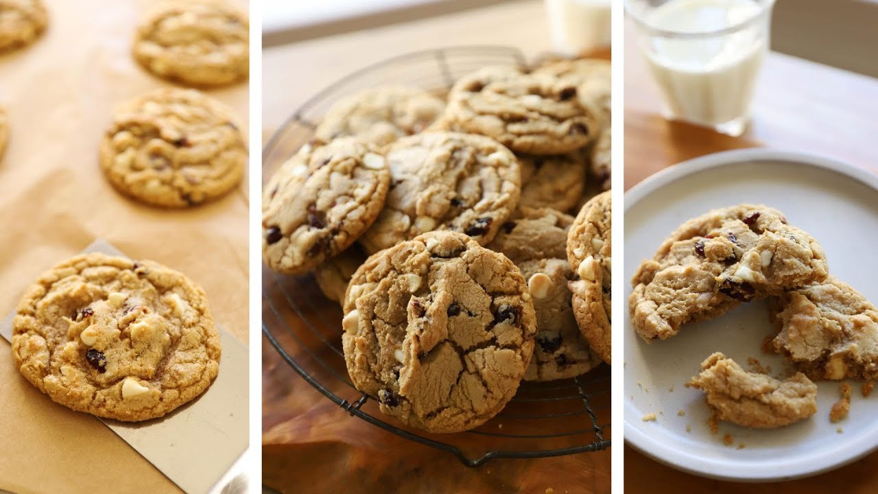 White Chocolate Cranberry Cookies