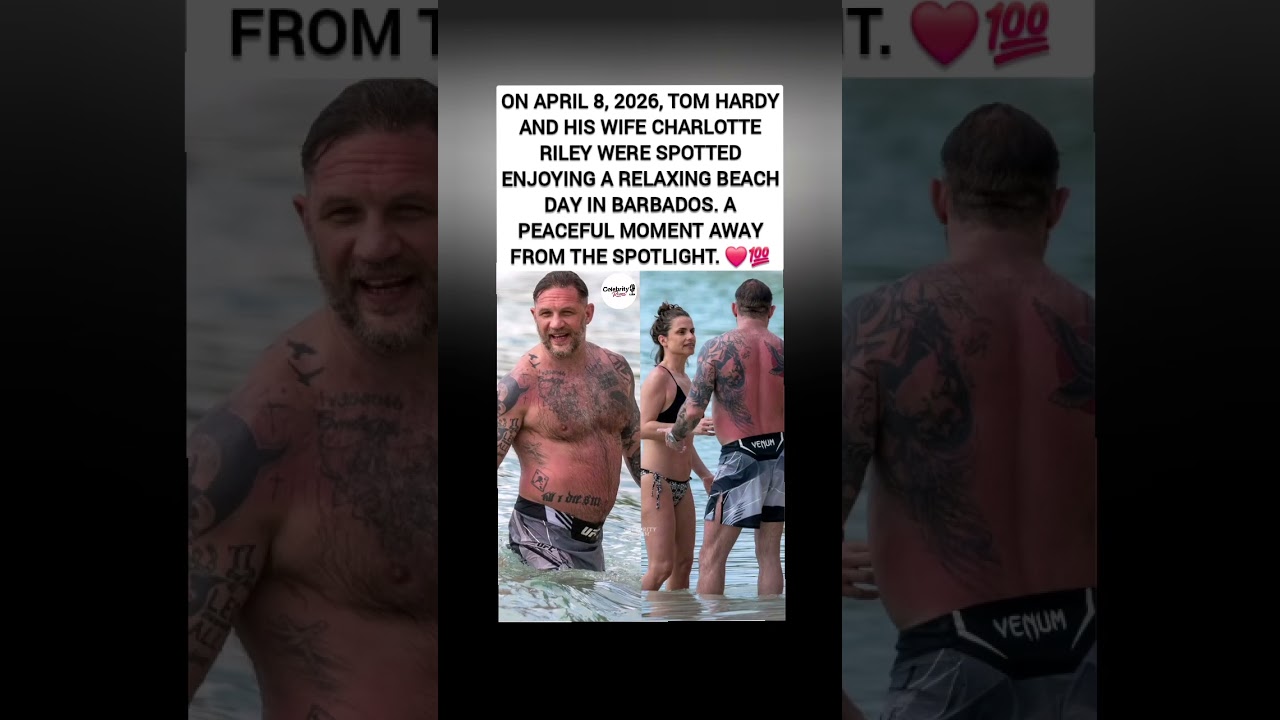 Tom Hardy & Charlotte in Barbados❤️#shorts
