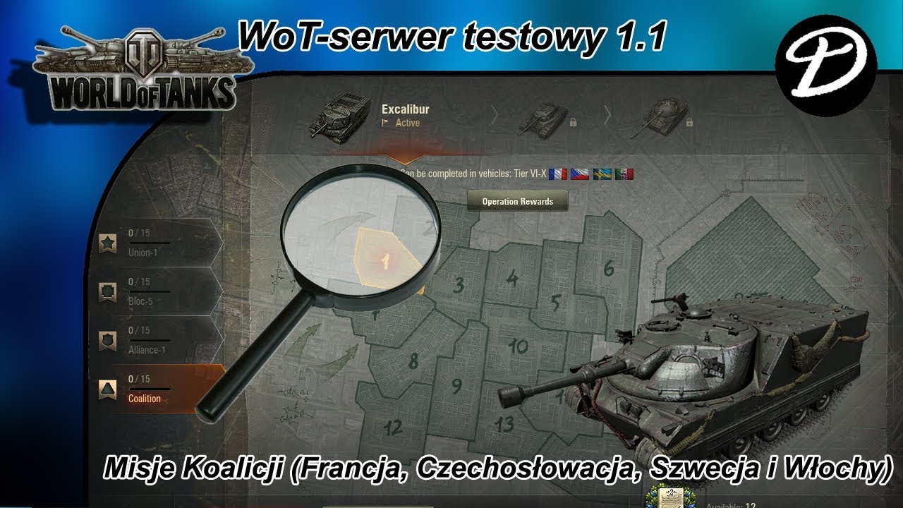 World of Tanks: Misje osobiste sezon 2 - Koalicja (FRA, SWE, ITA i CSK) [PORADNIK]