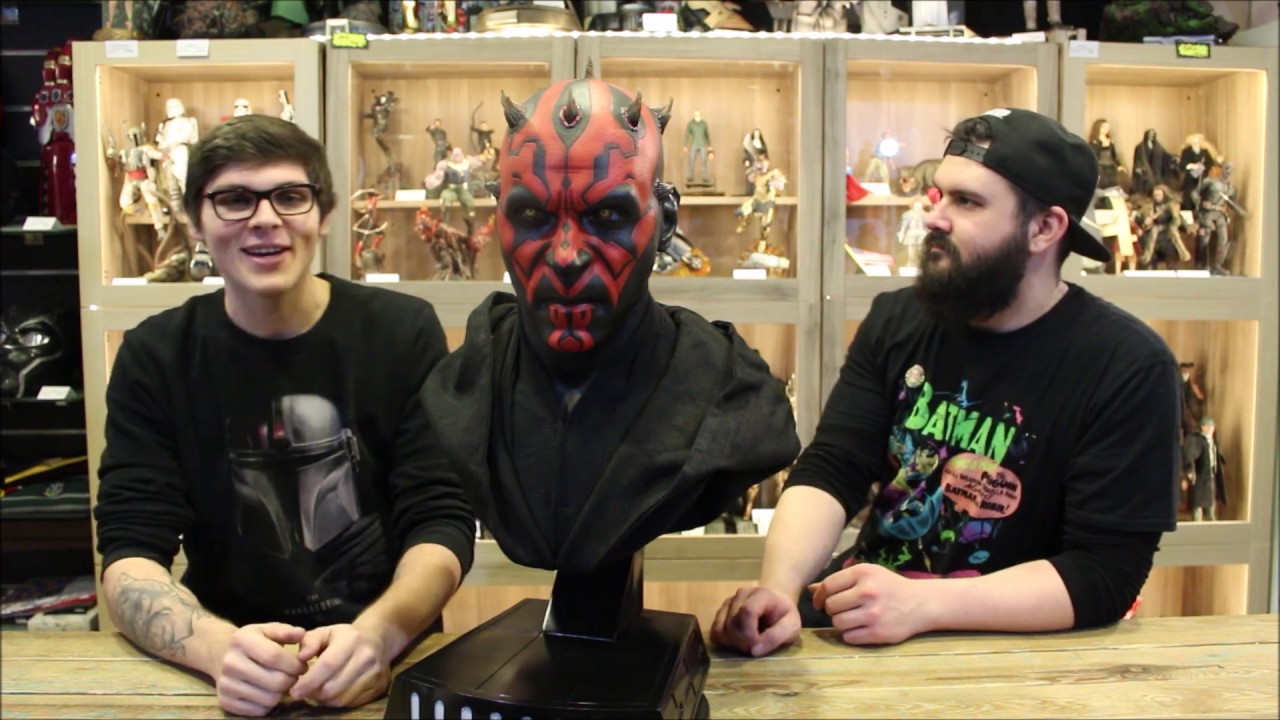 Unboxing Toysplanets Darth Maul 1/1 Bust Sideshow Collectibles !