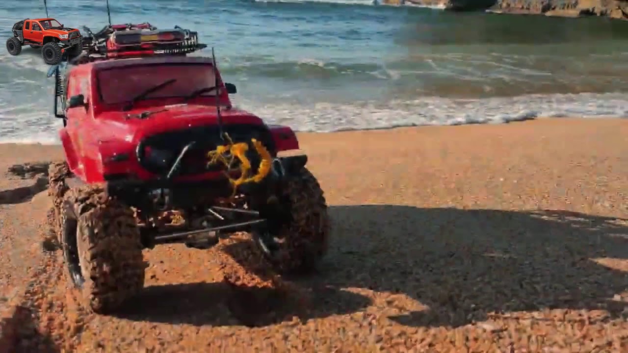 Mud, Power, and Grit: Red RC Car Takes Off-Road to the Extreme,Rc RED 20