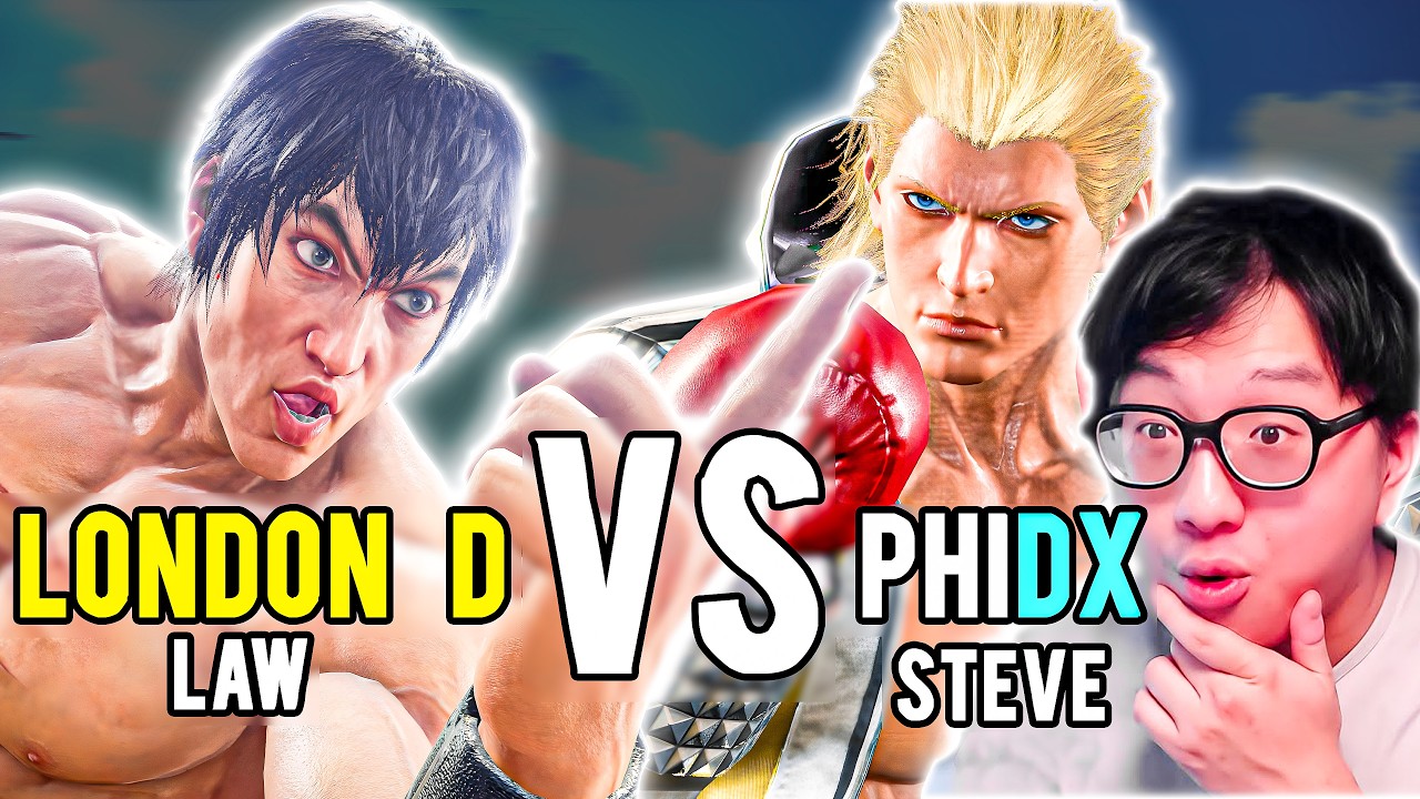 London D’s Marshall Law vs PhiDX’s Steve – Intense High-Level Matches | Tekken 8