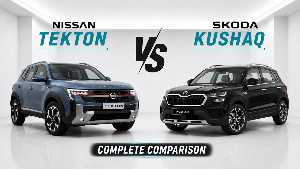 Nissan Tekton против Skoda Kushaq | Сравнение характеристик, оснащения и безопасности #nissantekt...