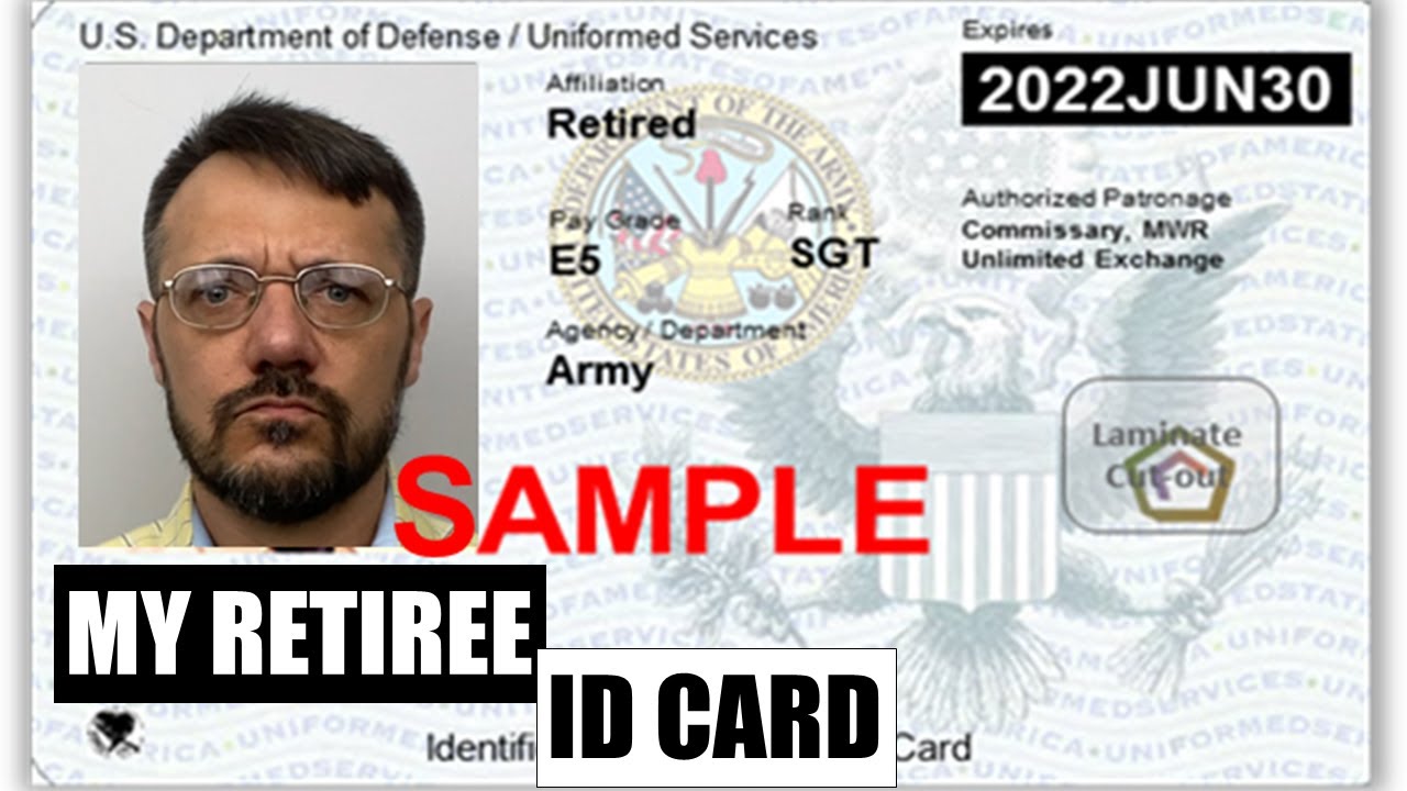 Military Retirement: Getting a Retired ID Card
